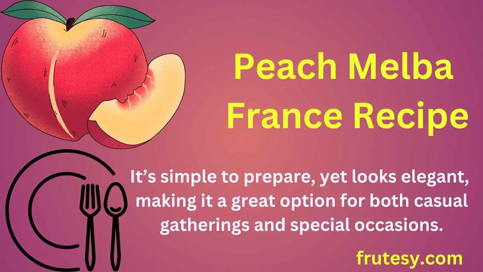 Peach Melba France Recipe